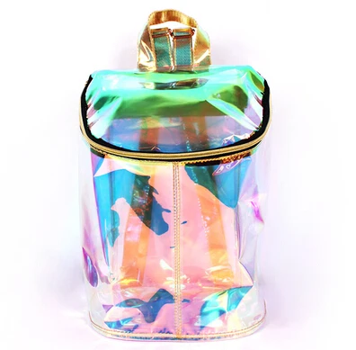 

Hot 2016 female hologram backpack fashion vintage hologram bag women's backpack laser holographic school student bag