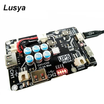 

Raspberry UPS Pi Mobile Power USB for Raspberry Pi 3B+/3B/2B Board Dual USB Output USB 3.0 Support iPhone Android A6-001