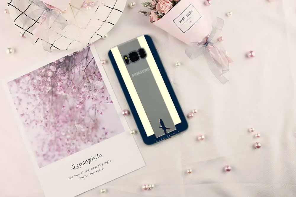Чехол для телефона с эффектом массы Samsung Galaxy S8 S9 S10 S20 S30 Plus Uitra Lite Cover S10E S7 Edge
