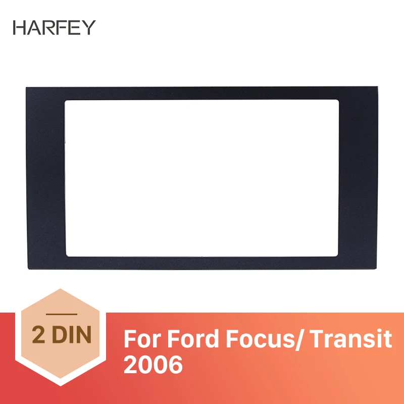 Harfey 2Din GPS Авторадио Стерео панель Fascia фитинг рамка крепление для 2006 Ford Focus Transit