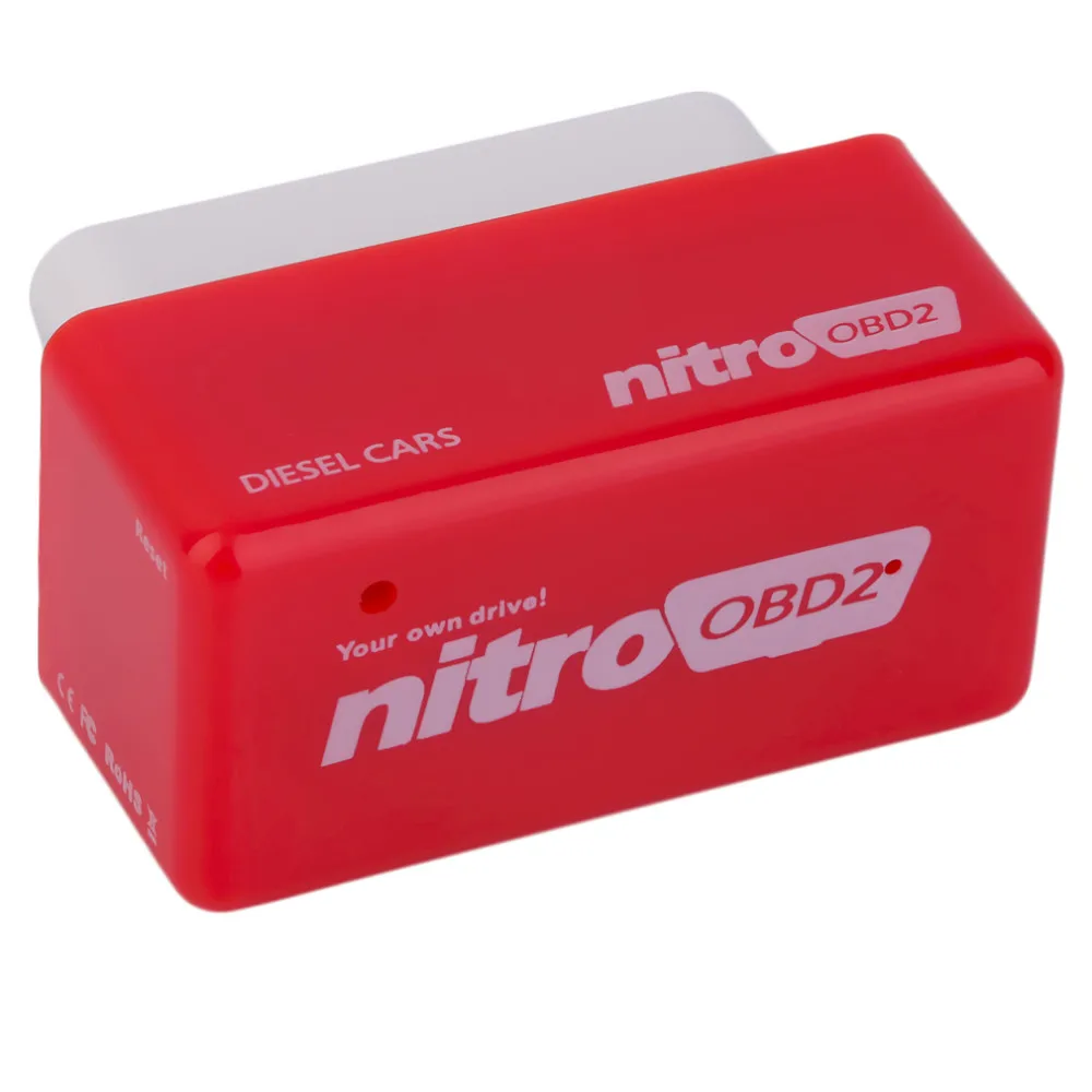

NitroOBD2 Diesel Red Auto Professional ECU Chip Tuning NITRO OBD2 Plug&Driver 35% More power, 25% More torque on Diesel car