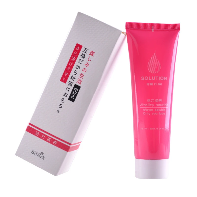 60g Sex Lube Lubrication Water Based Body Lubricant Anal Vagina Massage Oil Lubricator Gay Anal Lubricant Oral Vaginal Love Gel