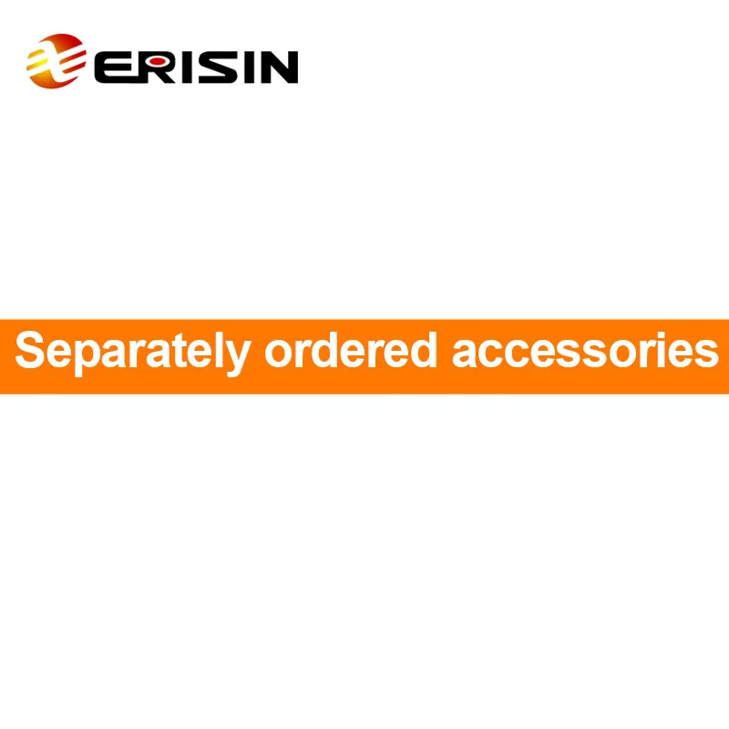 

Separately ordered accessories