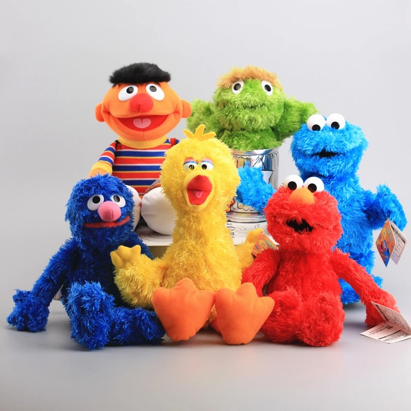 Лидер продаж плюшевые игрушки для печенья Улица Сезам 28 36 см|plush toys|soft dolltoys big |