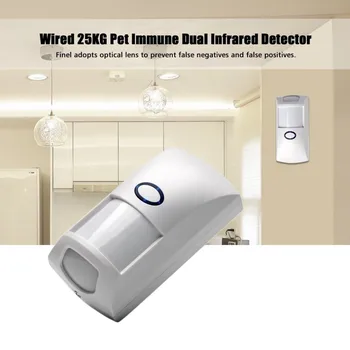 

433 MHz 1527 Code Pet Immune PIR Motion Detector Sensor With White Color for Home Security for our G5S Alarm System