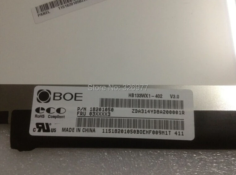 ЖК-дисплей модуль HB133WX1-402 B133XTN01.3 M133NWX1 R3 lenovo U330 U330P HD ЖК-дисплей дисплейный модуль для KORG M3 синтезатор