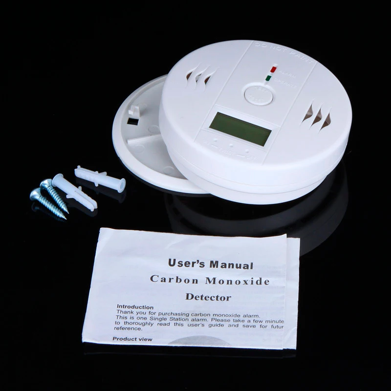 Автономный домашний кухонный безопасный пожаробезопасный жк-дисплей со угарным газом, детектор утечки дымового газа, датчик сигнализации