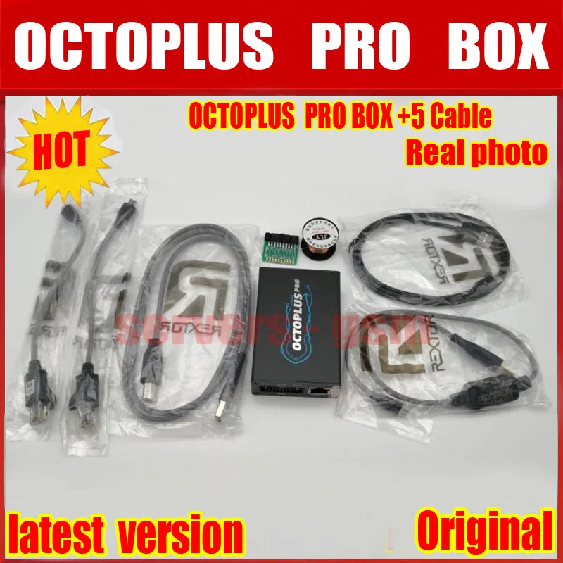 

New Version Original Octoplus Pro Box + 5 Cable ( 8 in 1 Set ) for Samsung for LG +eMMC/JTAG Activated