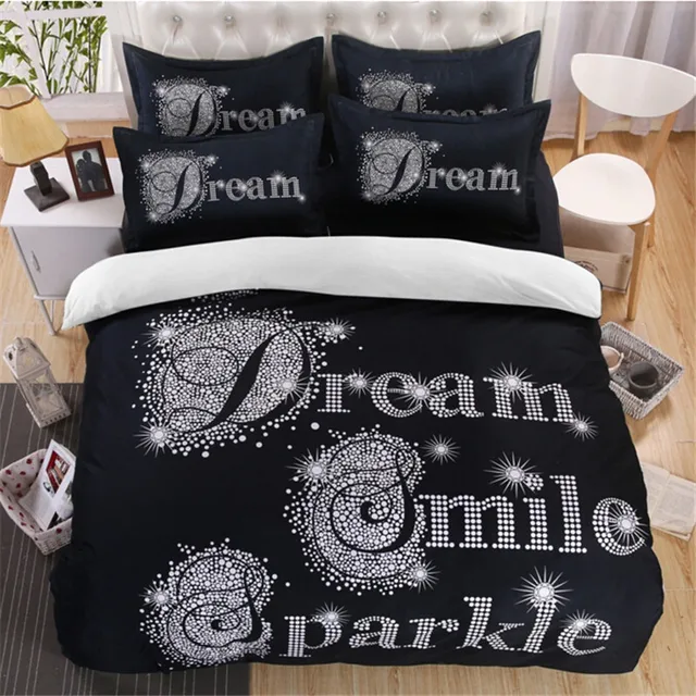 online shop bedding outlet his her side bedding set black
