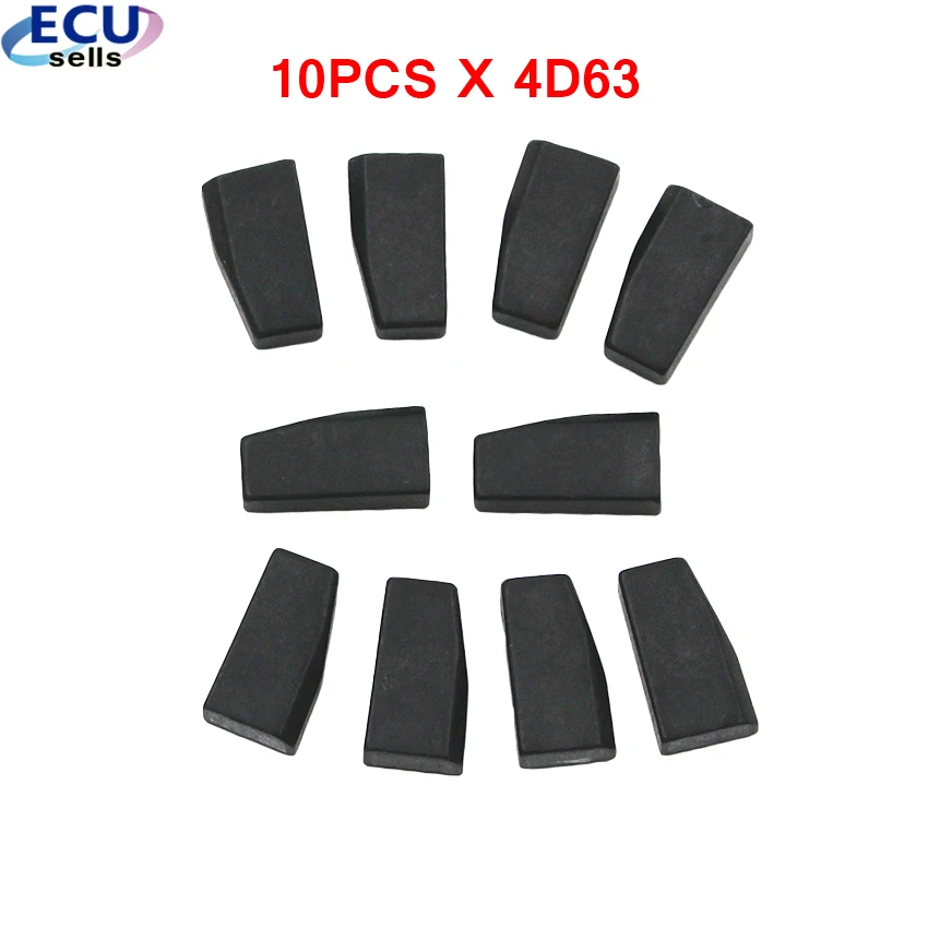 

10PCS X 4D63 Chip 40 Bits Transponder Blank Ceramic Car Key Chip for Ford Mazda