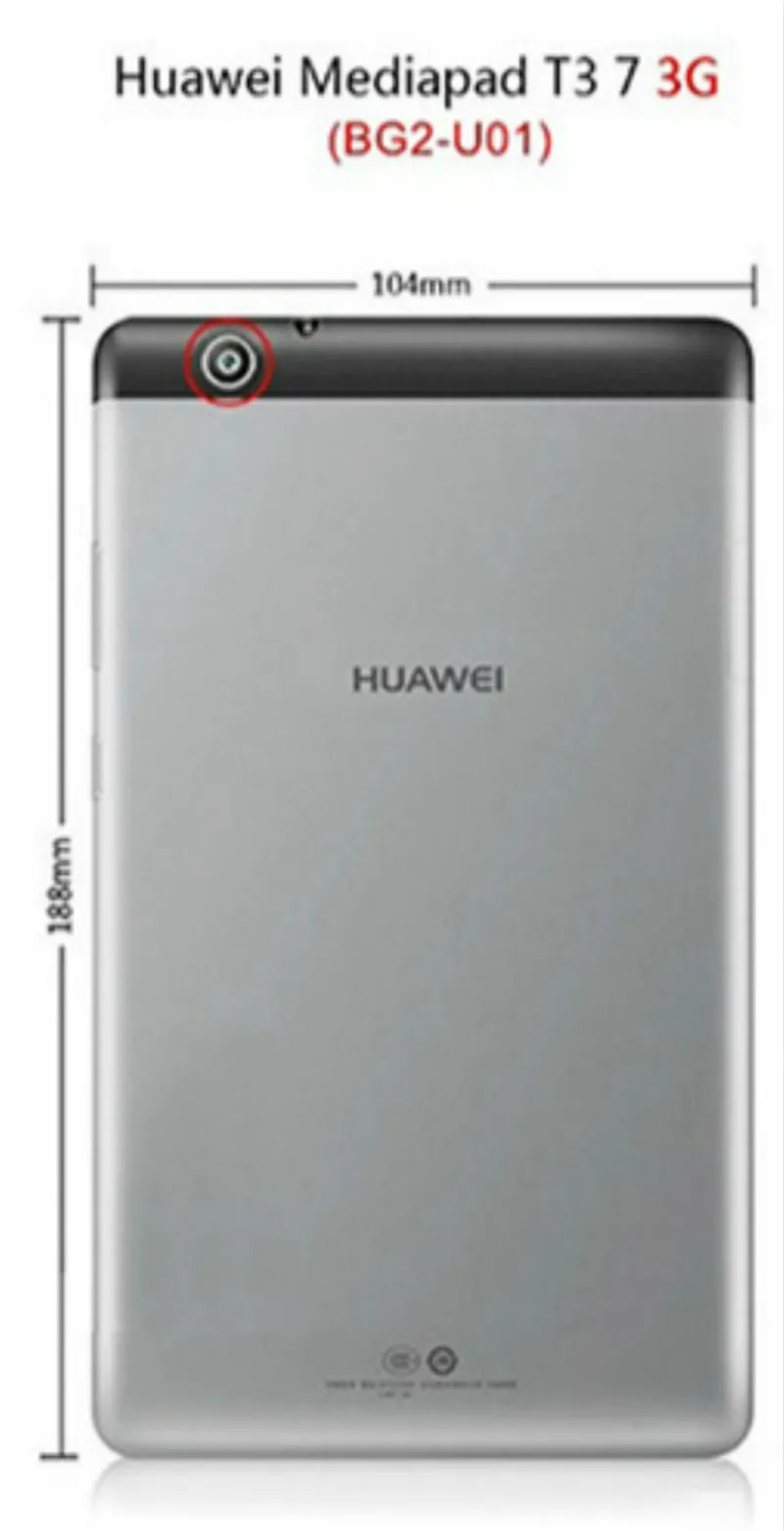 Чехол для Huawei T3 7 &quot3G vision BG2 U01 U03 чехол планшета 360 Full Protecive мягкий прозрачный Mediapad