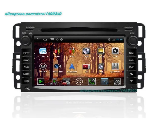 Top Liandlee For Chevrolet Silverado 2007~2011 2 din Car Android GPS Navi Navigation Radio TV CD DVD Player Audio Video Stereo Media 3