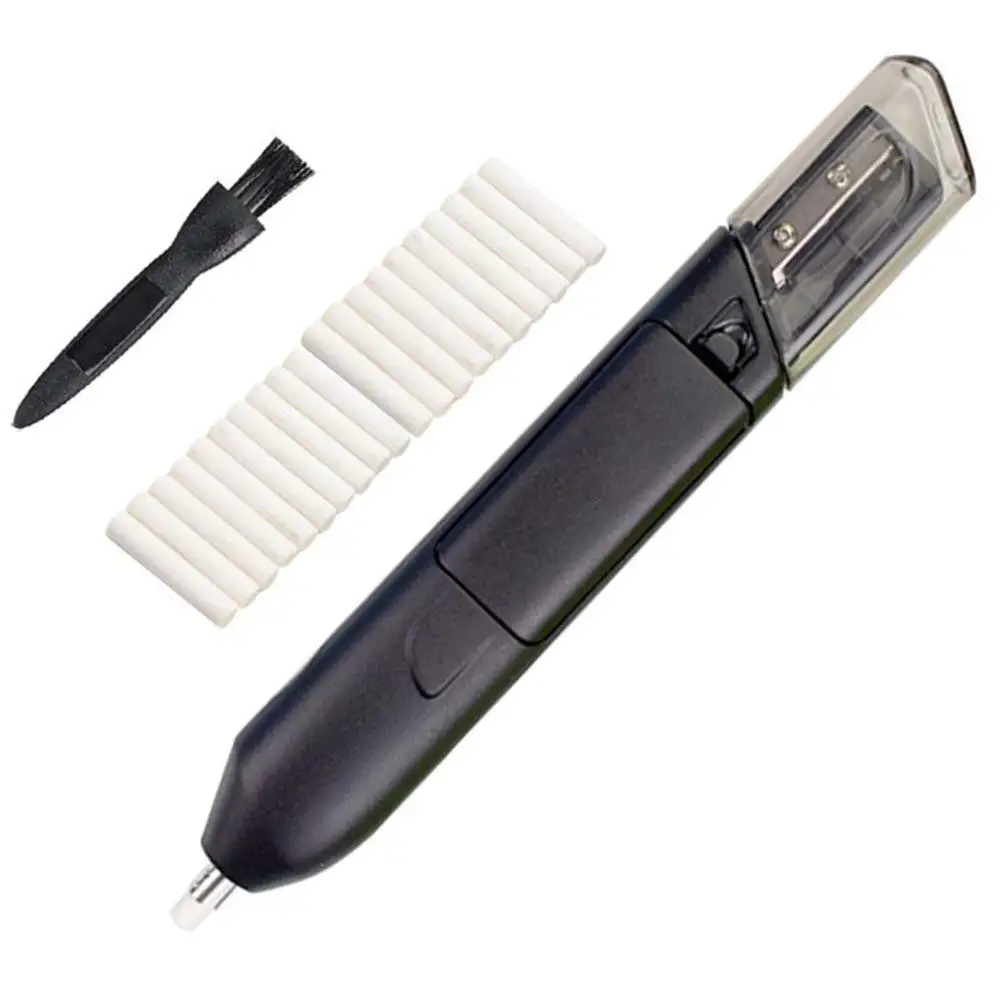 

Multifunctional Electric Eraser, Sketch Eraser with Pencil Sharpener (Black)
