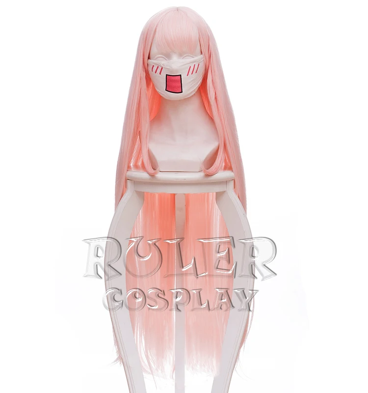 DARLING in the FRANXX карнавальный костюм 02 Costume Zero Two брендовый женский красный костюм с головной повязкой, парик для женщин - Цвет: Wig only