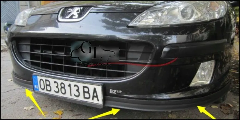 Дефлектор губ бампера для Peugeot 207 / CC 2006 ~ 2015 передняя юбка спойлера ДЛЯ