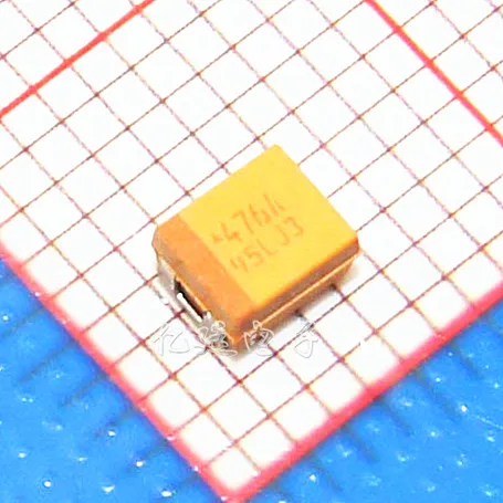 100PCS B 10V47UF 476 3528 B 47UF 10V Condensatore Al Tantalio SMD LIUZIIHAYIN