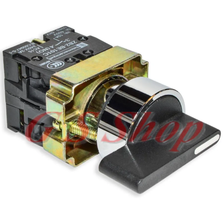 

XB2 BJ33 2 N/O 3 Positions Momentary Key Select Selector Switch