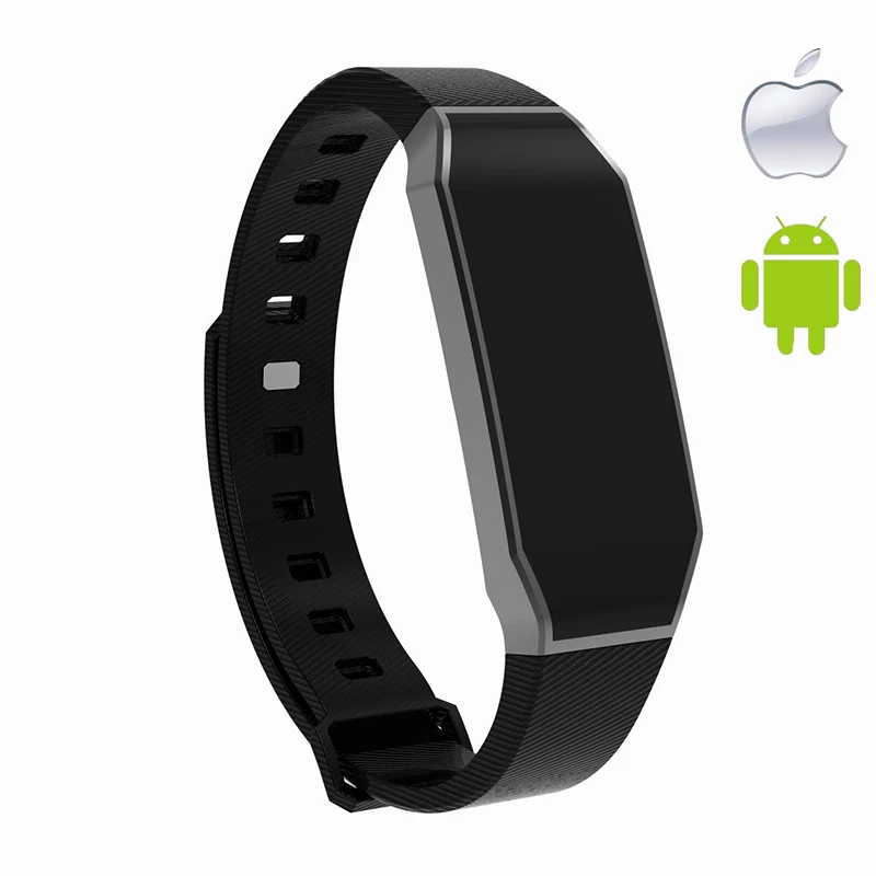 

New watch LED and waterproof watch Step count Blood pressure monitoring smart watch men