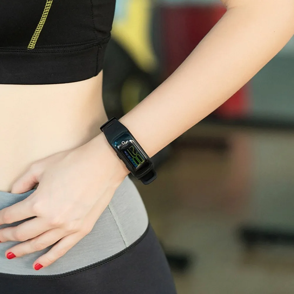 

S908plus Bluetooth Smart Band Color Screen Waterproof Heart Rate Blood Pressure Monitor Pedometer Bracelet Fitness Smartband