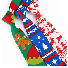 Новинка мужской галстук зеленый скандинавский стиль полиэстер Шелковый принт новогодний галстук 7,5 см синий зеленый галстук красный мультфильм шеи галстук для женщин