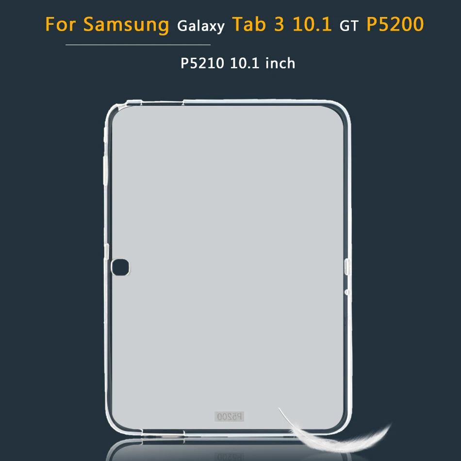 Мягкий чехол из ТПУ с принтом "для Samsung Galaxy Tab 3 4 S S2 S3 S4 S6 10,5 10,1 9,7 8,0 7,0 SM-T810 T800 T860 T813 T830 T530 T230 P5200 крышка - Цвет: Tab 3 10.1 P5200