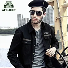 Plus size M-5XL AFS JEEP 2016 Autumn military high quality 100% pure cotton men’s casual brand long shirt man spring full shirts