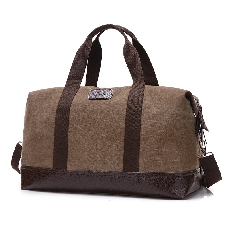 Comprare 2019 CALDO di VENDITA Borse Da Viaggio Kvky casual Dell annata Sacchetto del Messaggero della Tela di Canapa Solido Unisex Grande Capienza del sacchetto di Tote Classico Cross corpo borsa