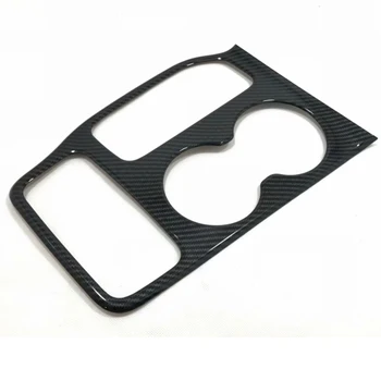 

For Jeep Grand Cherokee 2016 2017 2018 Car Styling Accessories Carbon Fiber Interior Water Cup Holder Cover Trim