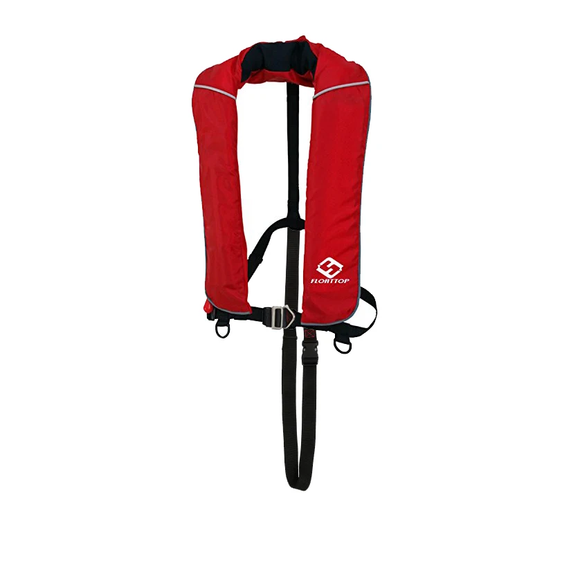 FLOATTOP automática adultos inflable Manual PFD vida chaleco salvavidas supervivencia natación náutica pesca 150N flotabilidad 33lbs - 3
