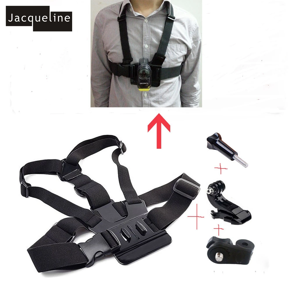 Jacqueline для монопода аксессуары для крепления головы нагрудный ремень комплект для sony Action Cam HDR-AS15 AS20 AS30V AS100V AS200V AZ1 mini