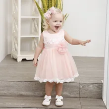 Baby Girls Summer Dress 2018 Fashion Toddler Clothes For Newborn Baptism Dresses Infant 1 Year Birthday Cute Dress Party Wedding toddler kids baby girls summer outfits 1 2 year birthday gift infant party wear dresses for girls clothes baby tutu dots dress