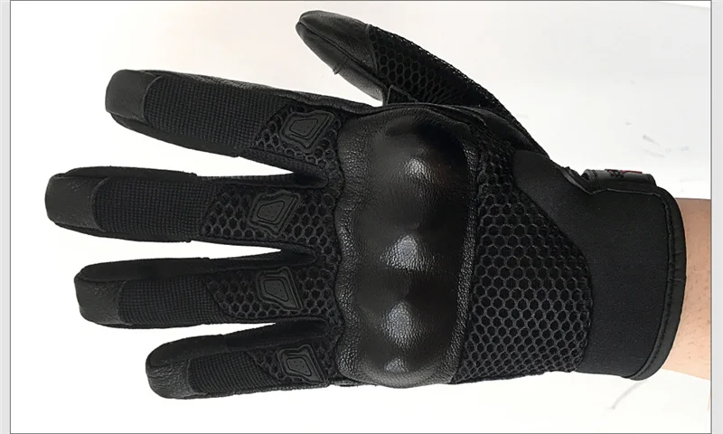 Перчатки для мотоцикла сенсорные летние высокопоточные сетчатые кожаные велосипедные перчатки для езды на велосипеде мужские велосипедные мотоциклетные перчатки для мотокросса Luvas