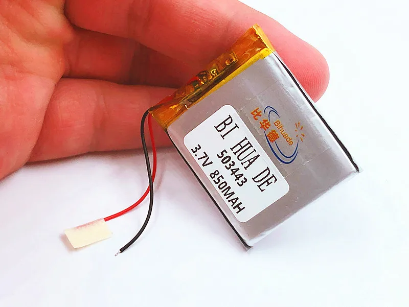 Li-Po 3,7 V 850 mAh 503443 литий-полимерный Li-Po Li ion Перезаряжаемые Батарея клетки для Mp3 MP4 MP5 gps