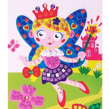 

Cartoon Baby Kids Puzzle EVA Foam Mosaic Stickers Art Crystal Sticker Puzzle Creative Educational Toys Puzzles 3d Kids Toy