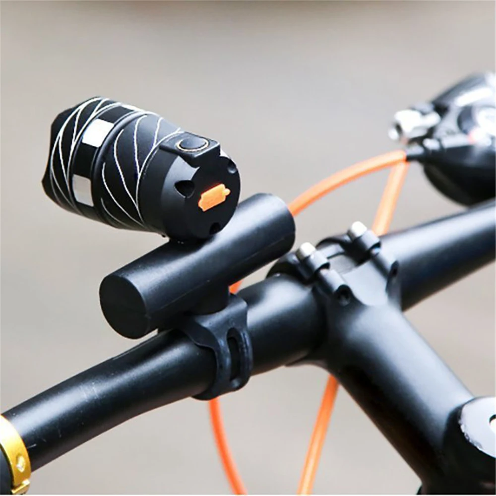 Rechargeable 15000LM XM-L T6 LED Zoomable Front Bicycle Bike Light Head Lamp