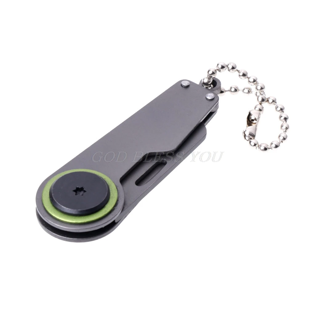 

Tactical Mini Pocket Folding Knife Survival Portable Camping EDC Key Chain Tool