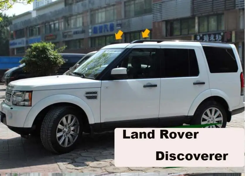 جديد رف سقف سيارة الأمتعة الأمتعة شريط ل اند روفر ديسكفري 3 LR3 2005 2006 2007 2008 2009 (أسود الفضة)