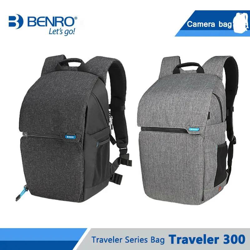 Benro Traveler 300 Камера мешок Профессиональный нейлон Водонепроницаемый DSLR моды Камера чехол для путешествий переноски штатива Бесплатная