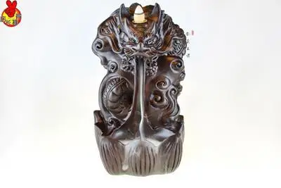 

Эбеновое дерево LTSH обратный поток благовония красное дерево мебельные украшения Xian Дракон Сплит туман обработка благовония подарок