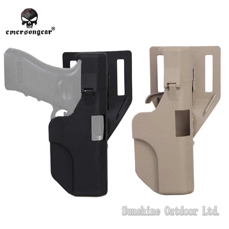 EmersonGear быстро нагруженный Глок кобура черный/темная земля поясной ремень Быстрая
