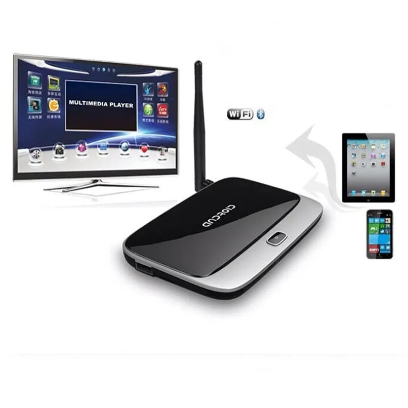 

2017 New Arrivals CS918 Quad Core Android 4.4 Smart TV Box XBMC WiFi Full 1080P Player Free Shipping XP15M19