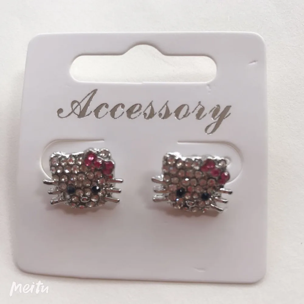 Siywina распродажа Бесплатная доставка Fashioe hello kitty оптовая шпильки серьги в розовый
