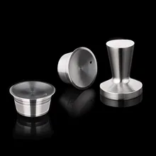 Из нержавеющей стали многоразового использования Nescafe dolcee Gusto капсулы многоразового использования dolcegusto металла капсулы использования 500 раз капсулы многоразового использования