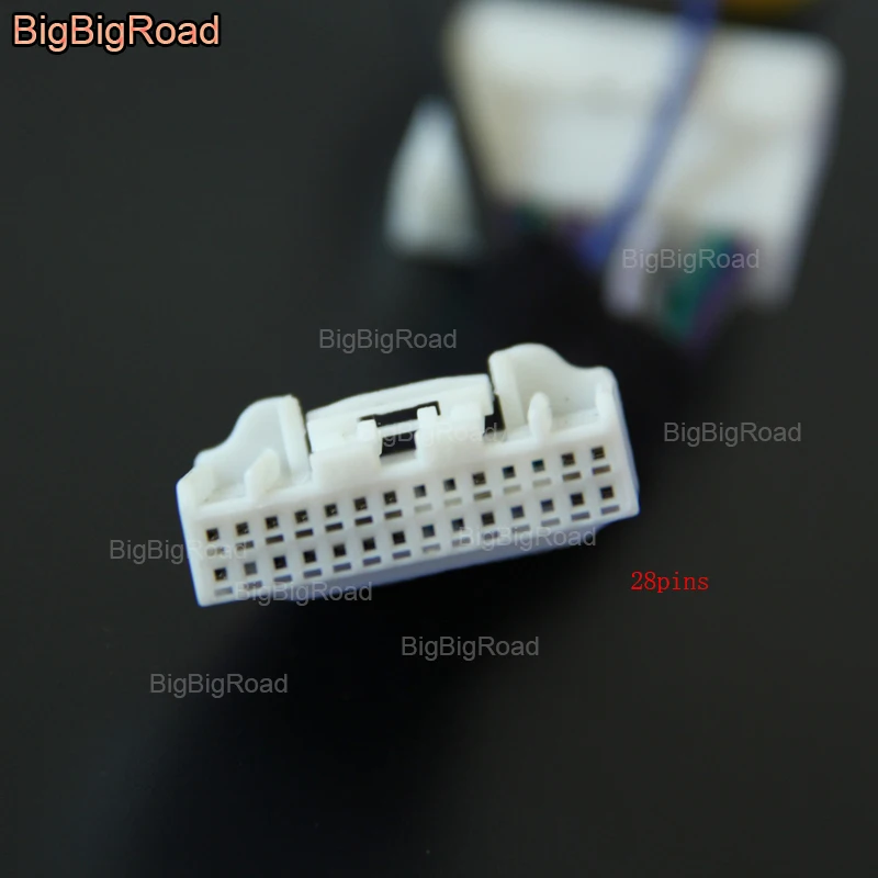BigBigRoad для Mazda 2 Mazda2 Demio DJ автомобильный адаптер разъем провода кабель заднего вида камера