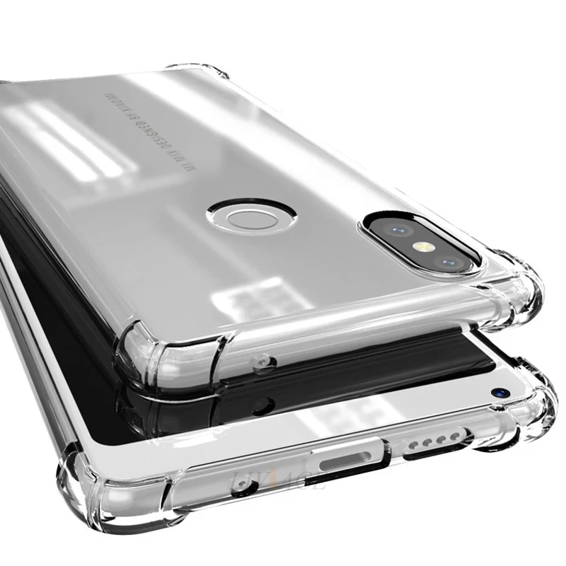 

Airbag anti-knock tpu phone case for xiaomi mi 8 lite mi8 a2 a1 pocophone f1 redmi note 6 pro 5 plus 6a shockproof clear cover