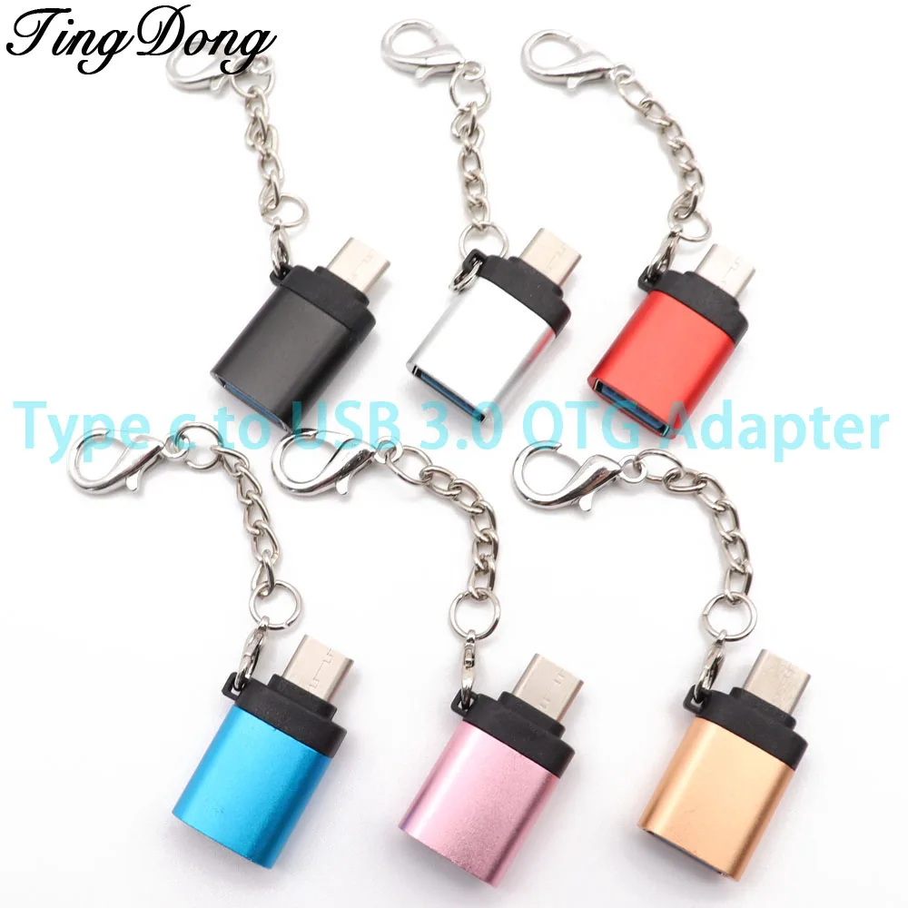 TingDong USB C адаптер типа C к USB 3,0 адаптер типа C адаптер OTG кабель для Macbook pro Air для samsung S10 S9 USB OTG