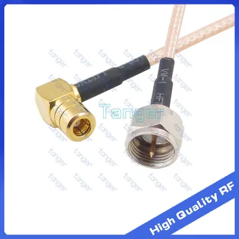 

HOT Selling SMB female jack right angle to F male plug with 20cm 8inch RF RG316 RF Coaxial Pigtail Low Loss cable High Quality