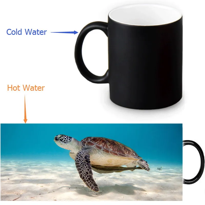 3D печатная морская черепаха индивидуальный дизайн кружка для воды кофе