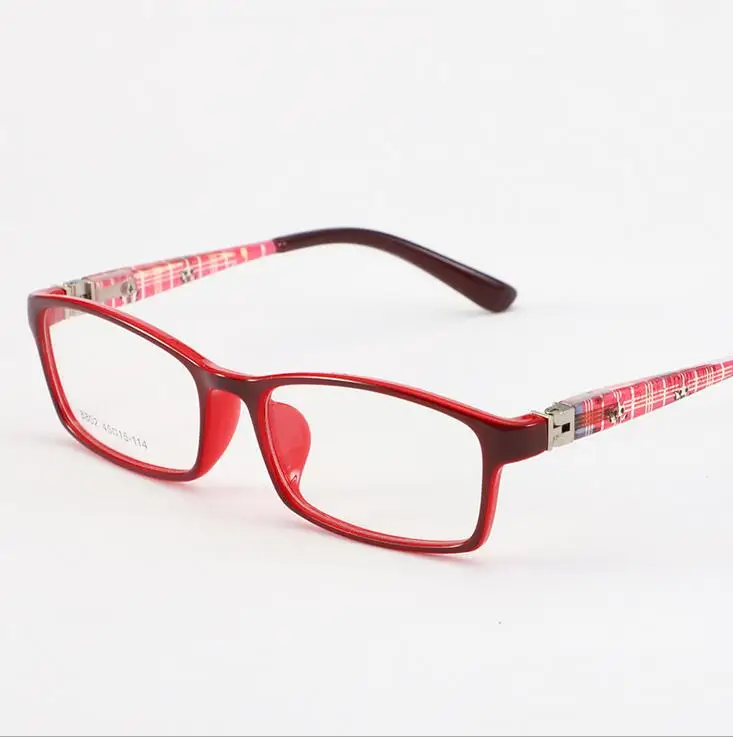 Детские очки для детей TR гибкие очки оправа для детских очков мальчики для девочек близорукость оптическая амблиопия - Цвет оправы: C7 red