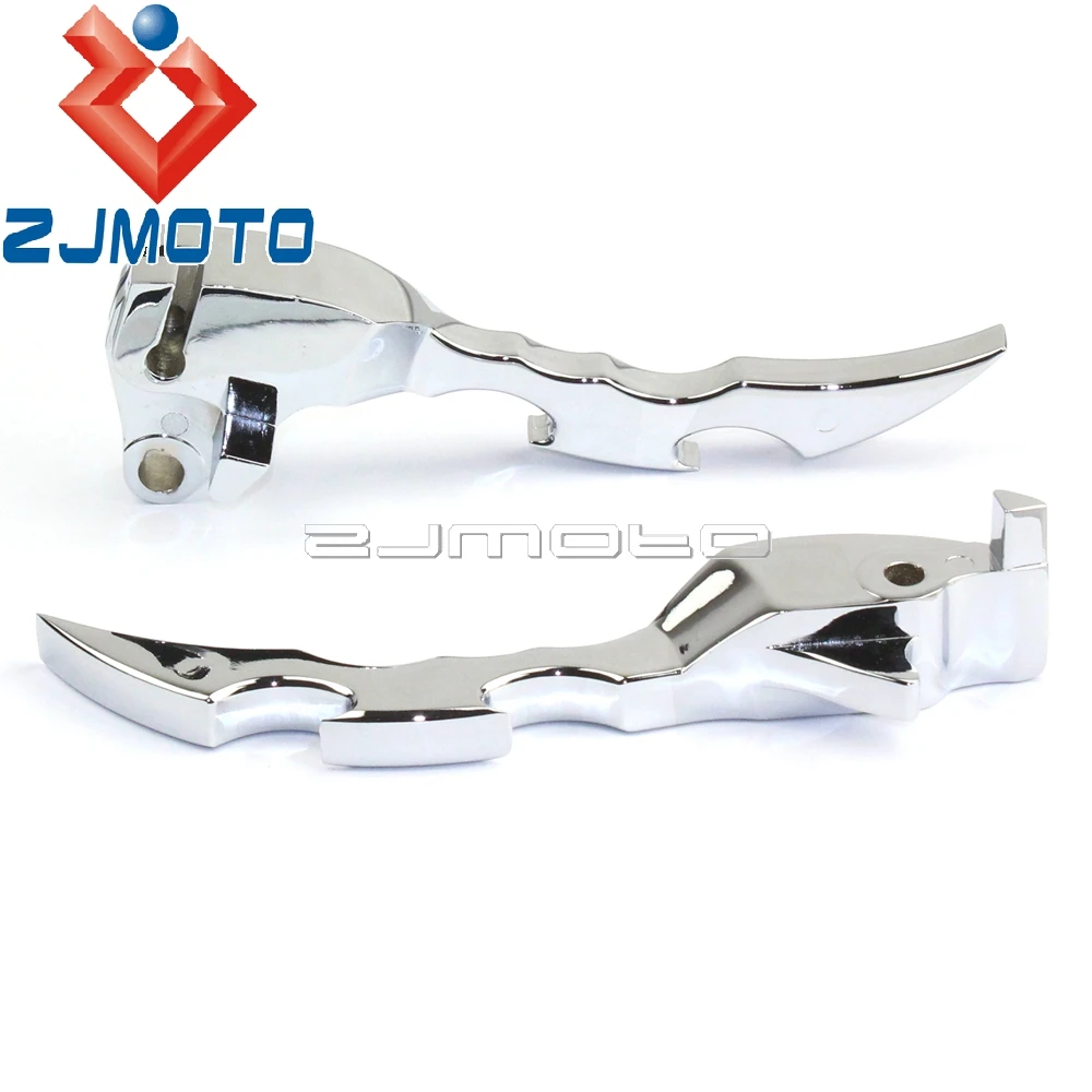 Motorcycle Chrome Blade Brake Clutch Levers Hand Levers For Suzuki